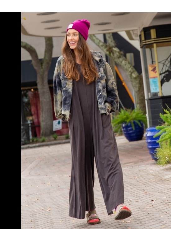 NATURAL LIFE Pants - Natural Life Boho Katie Wide Leg Jumpsuit Size S/M